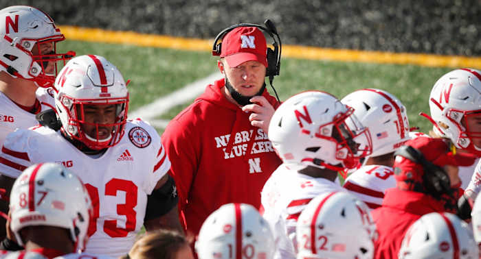 Nebraska coach Scott Frost is entering his fourth year at his alma mater, and thus far he's just 12-20 as head coach of the Cornhuskers. (Bryon Houlgrave/USA TODAY Sports)